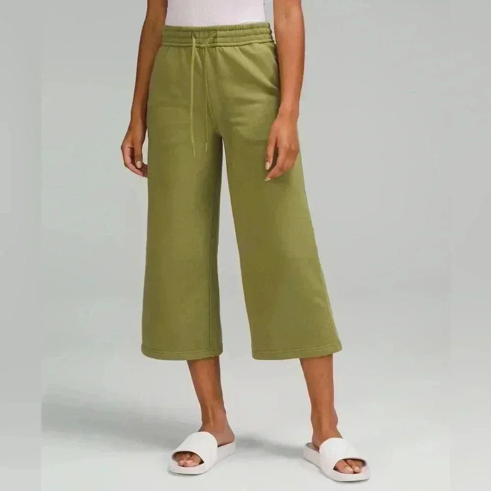 Lululemon Loungeful High-Rise Wide-Leg Cropped Pant | Women's Capris size 2 - Picture 5 of 13